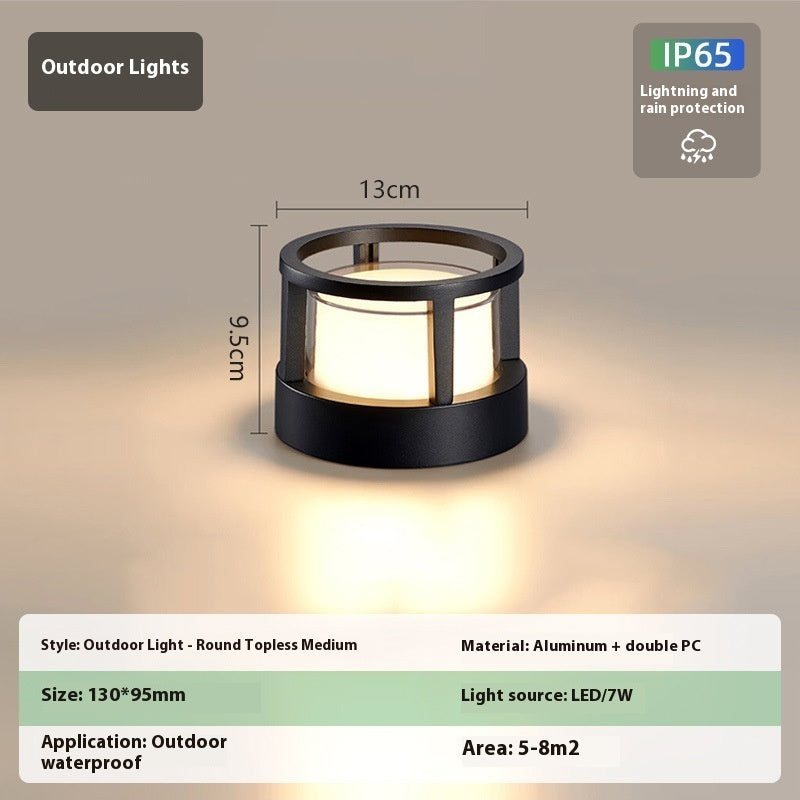 Aluminum Wall Pillar Lamp