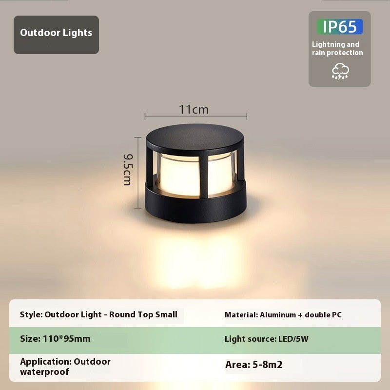 Aluminum Wall Pillar Lamp