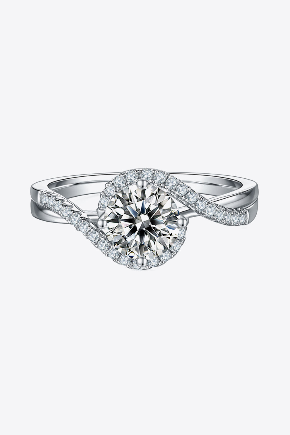 1 Carat Crisscross Ring